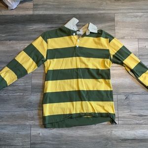 plugg striped collared shirt